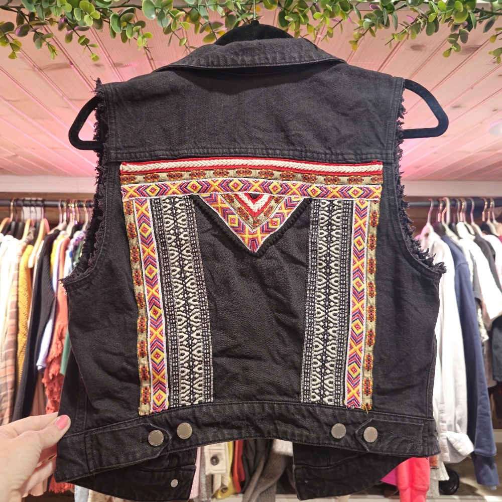 H&M Coachella Collab Denim Vest